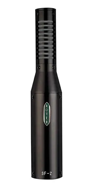 product photo of royer sf-2 active ribbon microphone, front view