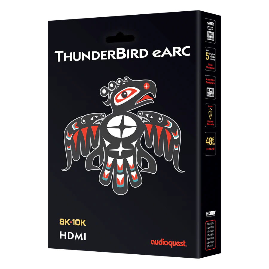 AudioQuest ThunderBird eARC Priority Ultra High Speed 48Gbps HDMI 2.1 Cable