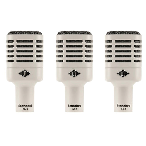 Universal Audio SD-3 Dynamic Microphone w/ Hemisphere Modeling 3-Pack