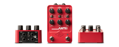Universal Audio ANTI 1992 High Gain Amp Pedal with controls and footswitches