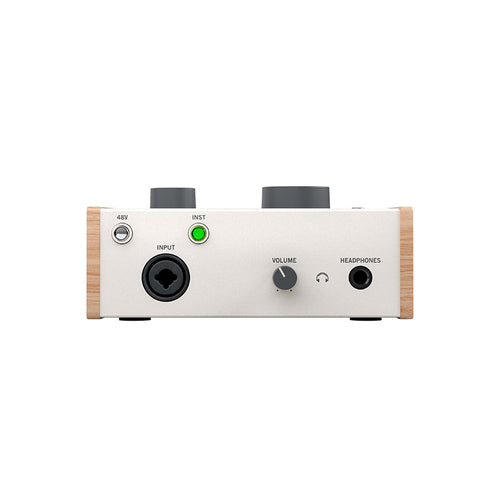 Front view of Universal Audio Volt 176 USB interface with Vintage Preamp and 1176 Compressor