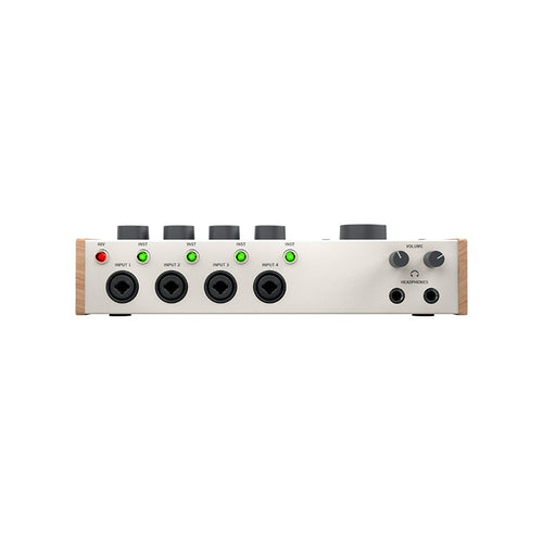Front view of Universal Audio Volt 476P USB interface with 4 inputs and dual compression