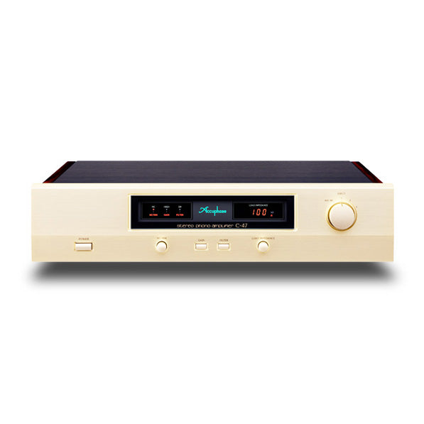ACCUPHASE C-47 STEREO PHONO AMPLIFIER - Achieve high performance in sound reproduction with Accuphase, Accuphase Class-A Stereo Power Amplifier, Accuphase Amplifiers, Accuphase Preamplifiers, Accuphase Integrated Amplifiers, Accuphase Power Amplifiers, Accuphase Mono Power Amplifier, Accuphase SA-CD Transport DP-950, Accuphase Precision Dac, Accuphase Compact Disc Player…