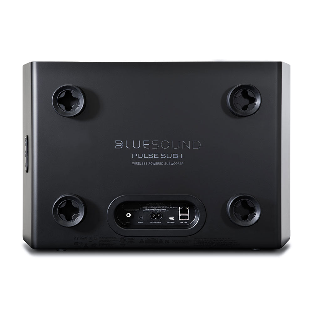 BLUESOUND PULSE SUB PLUS - Bluesound Ecosystem uses your home wireless network to communicate with other BluOS-enabled players on your network. The ecosystem can connect up to 64 players and through the BluOS Controller App for your smart device. Get great deals on Bluesound NODE 2i, Bluesound Powernode VAULT 2i, Bluesound Speakers, Bluesound Sound Bar, Bluesound Wireless Speakers The most complete high fidelity streaming system on the market...