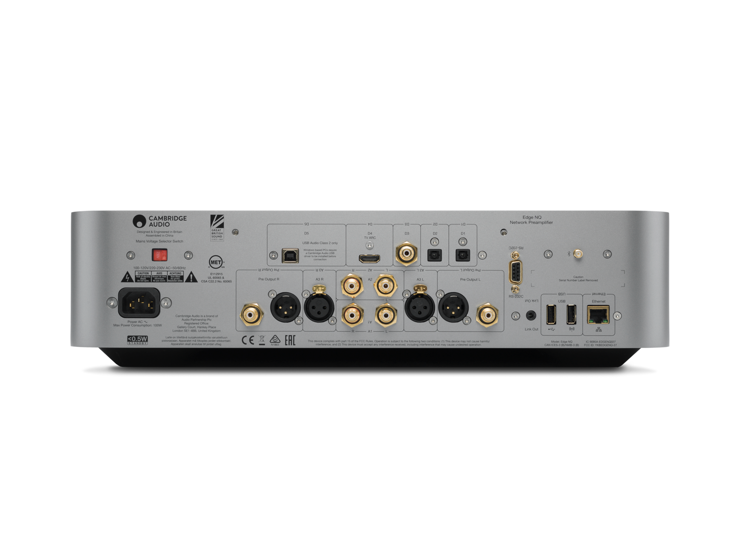 CAMBRIDGE EDGE NQ PREAMPLIFIER WITH NETWORK PLAYER