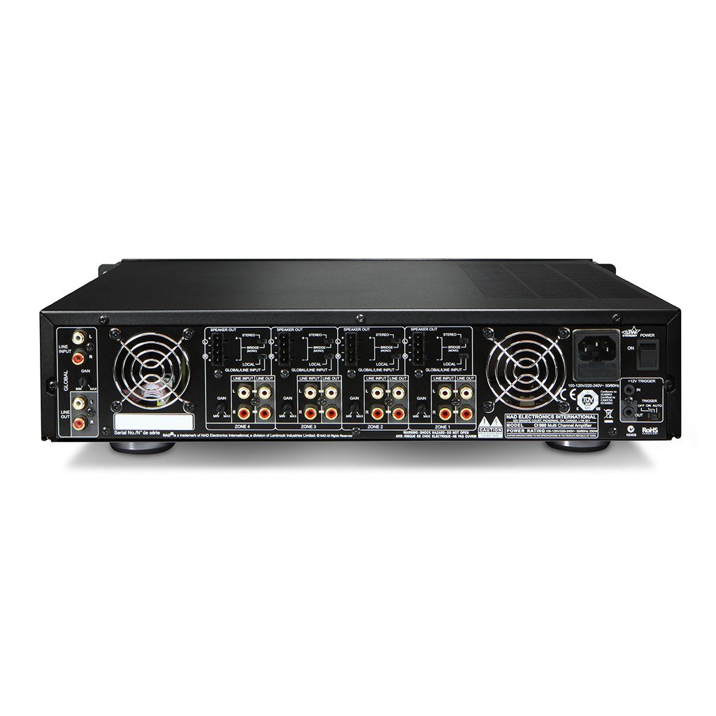 NAD CI 980 MULTI-CHANNEL AMPLIFIER - Best price on all NAD Electronics High Performance Hi-Fi and Home Theatre at Vinyl Sound, music and hi-fi apps including AV receivers, Music Streamers, Amplifiers models C 399 - C 700 - M10 V2 - C 316BEE V2 - C 368 - D 3045..., NAD Electronics Audio/Video components for Home Theatre products, Integrated Amplifiers C 700 NEW BluOS Streaming Amplifiers, NAD Electronics Masters Series…