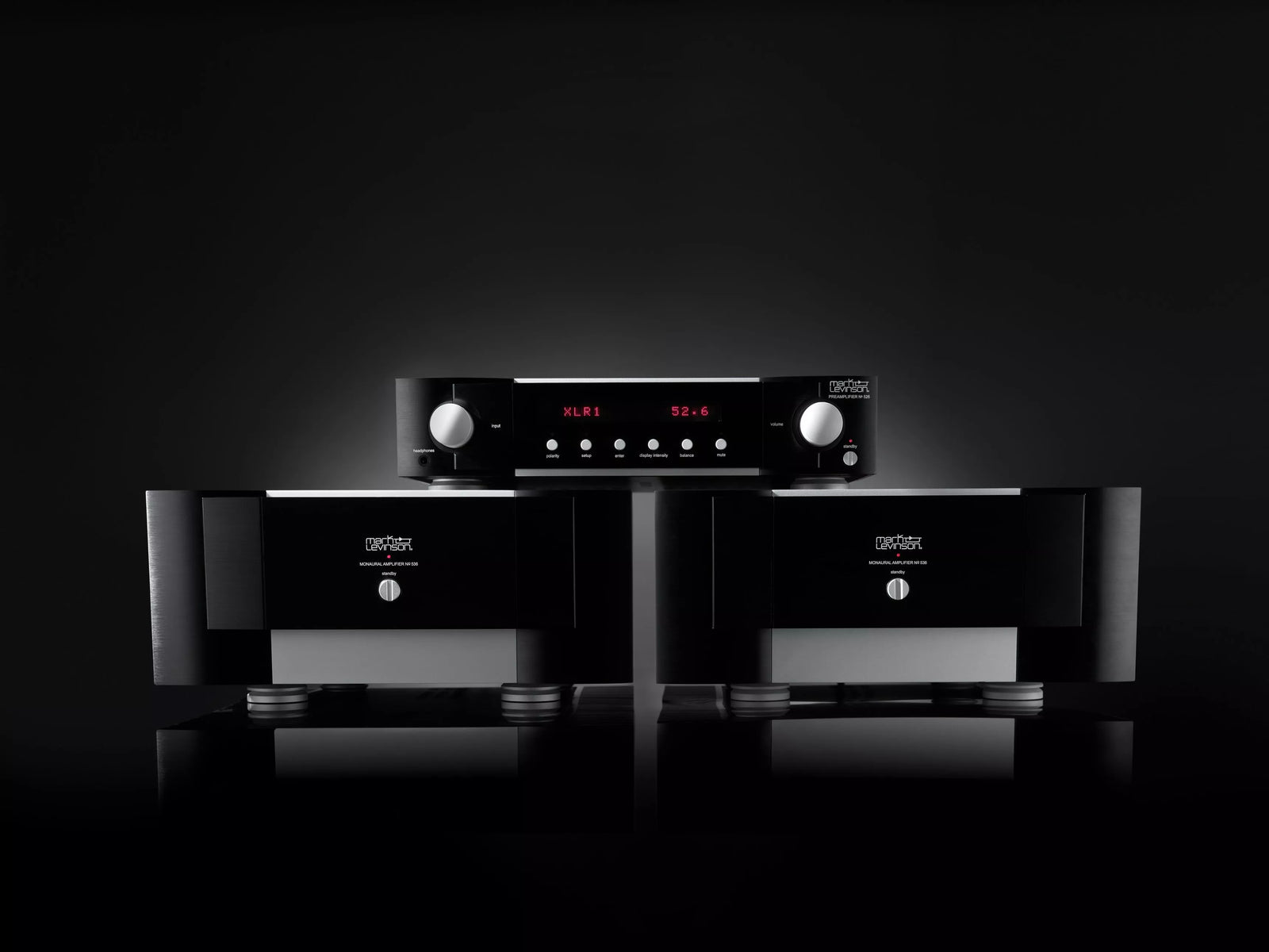 Mark Levinson is an American high-end audio equipment brand, who produce luxury audio systems: amplifiers, phono stages, CD players, DAC, turntables, headphones, amplifiers, integrated amplifier, preamplifiers.