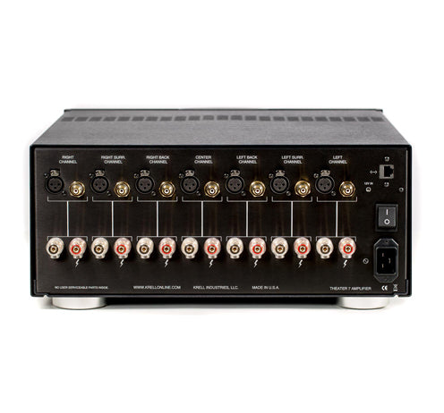 KRELL THEATER 7 XD MULTI-CHANNEL AMPLIFIER - Get the best Price on all Krell Amplifiers at Vinyl sound. Krell K-300i Integrated Stereo Amplifier, Krell K-300i DIG Integrated Stereo Amplifier, Krell Illusion Xover Preamplifier, Krell Foundation, Krell Chorus, Krell Solo, Krell Duo and all the Krell products are available Online at vinylsound.ca and at the Store....