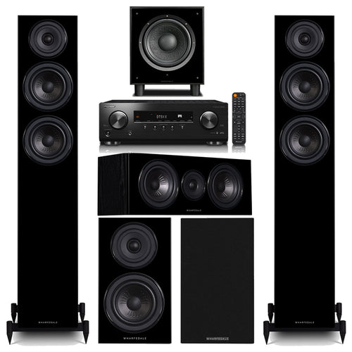 Pioneer VSX-834 7.2-Ch Virtual Bluetooth AV Receiver | Wharfedale Speaker Bundle 2 | Home Theater System