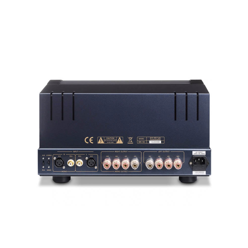 PRIMALUNA EVO 400 TUBE POWER AMPLIFIER - Discover the high quality music at a very best price at Vinyl Sound. Check out the Integrated Amplifiers: PrimaLuna EVO 300, Primaluna evo 100, Primaluna evo 200, The Power Amplifiers: Primaluna evo 400, PrimaLuna Evo 30, Primaluna evo 100, The Preamplifiers: Primaluna evo 100, Primaluna evo 300, Tube-Hybrid Integrated, the PrimaLuna transformers...