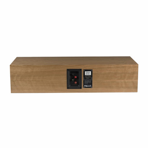 Klipsch RC-64 III Center Channel Speaker with 1.75” titanium tweeter, Tractrix horn, and four 6.5” Cerametallic woofers in a premium wood veneer cabinet.