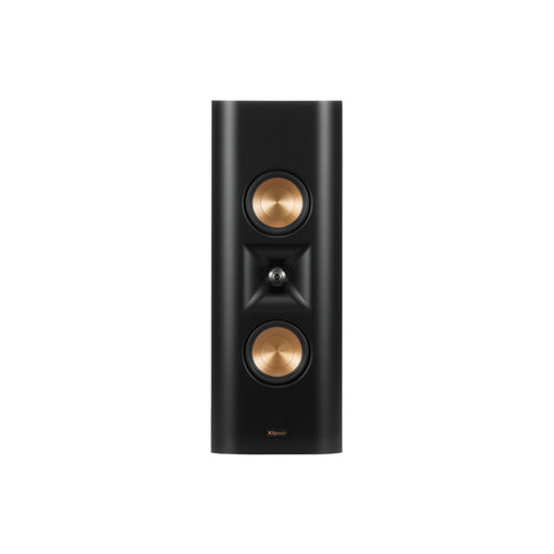 Klipsch RP-240D on-wall speaker with dual 3.5-inch Cerametallic woofers and 1-inch Titanium Dome LTS tweeter.