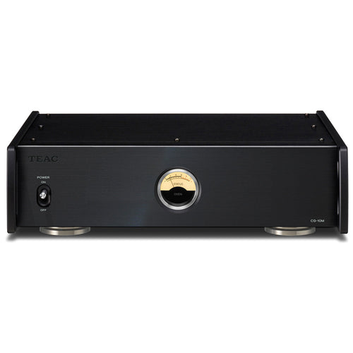 The TEAC CG-10M-A employs an innovative oven-controlled crystal oscillator, the TEAC Reference OCXO to reduce oscillation frequency fluctuations caused by temperature changes... Get the best price on all TEAC products: TEAC CG-10M-A - TEAC Turntable - TEAC Amplifier - TEAC Headphone Amplifier - TEAC Integrated Amplifier- TEAC Network Audio Player - TEAC Power Amplifier - TEAC CD Player - TEAC Cassette Deck - PD301X - NT505X - UD505X - UD701N...