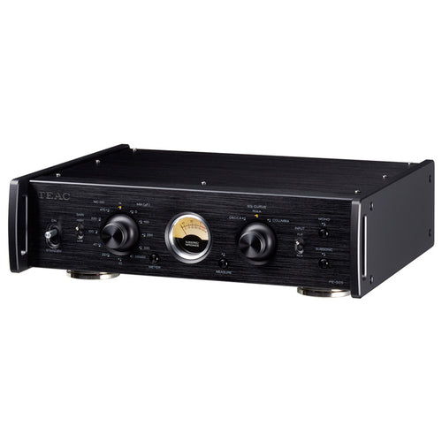 The PE-505 Phono Amplifier employs a fully-balanced circuit design throughout all stages that amplifies, equalizes, and maintains signal purity of even the most extremely faint audio signals picked up by a cartridge... Get the best price on all TEAC products: TEAC PE-505 - TEAC UD-505-X - TEAC Turntable - TEAC Amplifier - TEAC Headphone Amplifier - TEAC Integrated Amplifier- TEAC Network Audio Player - TEAC Power Amplifier - TEAC CD Player - TEAC Cassette Deck - PD301X - NT505X - UD505X - UD701N...
