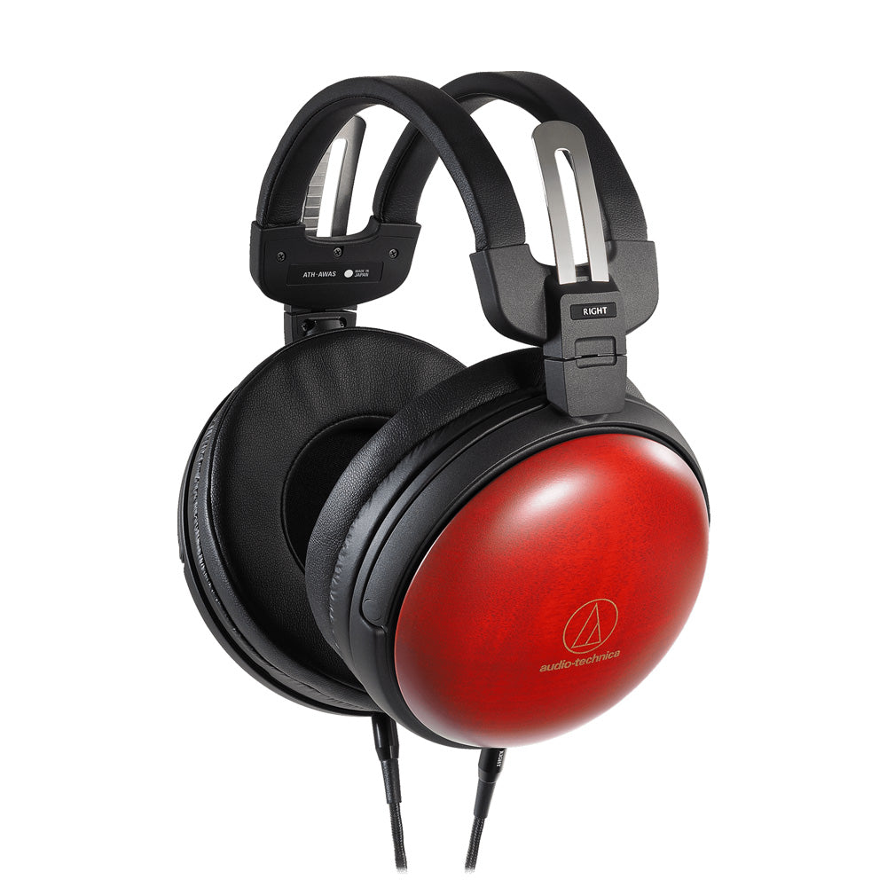 AUDIO TECHNICA - ATH-AWAS AUDIOPHILE CLOSED-BACK DYNAMIC WOODEN HEADPHONES AUDIO TECHNICA - ATH-AWAS AUDIOPHILE CLOSED-BACK DYNAMIC WOODEN HEADPHONES