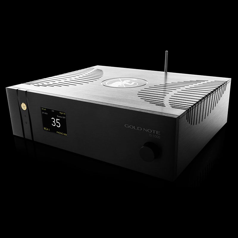 GOLD NOTE - IS-1000 DELUXE SUPER INTEGRATED AMPLIFIER - Get a Great Deal on all Gold Note Turntables, Tonearms, Cartridges, Phono Stages, CD Player, Streaming DAC, Preamplifier, Integrated Amplifier, Amplifier, Speakers, Bookshelf Speakers, Floor Standing Speakers, Power Supply...