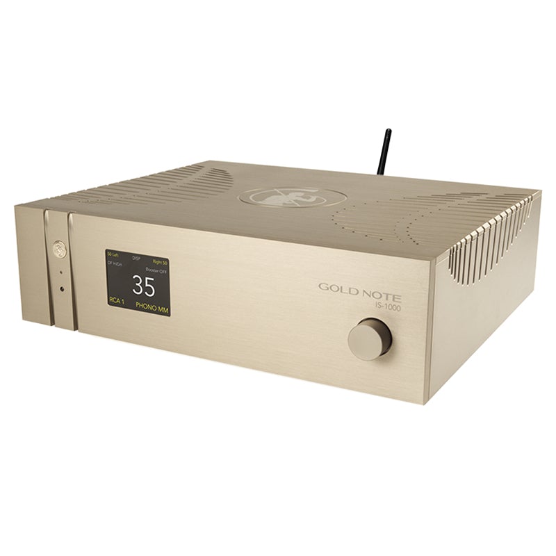 GOLD NOTE - IS-1000 DELUXE SUPER INTEGRATED AMPLIFIER _ Get a Great Deal on all Gold Note Turntables, Tonearms, Cartridges, Phono Stages, CD Player, Streaming DAC, Preamplifier, Integrated Amplifier, Amplifier, Speakers, Bookshelf Speakers, Floor Standing Speakers, Power Supply...