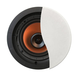 KLIPSCH CDT-5650-C II IN-CEILING SPEAKER Product Specifications: Treble and midbass attenuation switches Paintable to blend with ceiling Controlled Dispersion Technology™ (CDT) directs both the high and low frequencies towards the listening area 1-inch titanium tweeter mated to a swiveling 100-degree Tractrix® Horn 8-inch Cerametallic™ woofer rotates 360 degrees and then shift 15 degrees in any direction Paired with the Klipsch IK-800-C installation kit (sold separately)