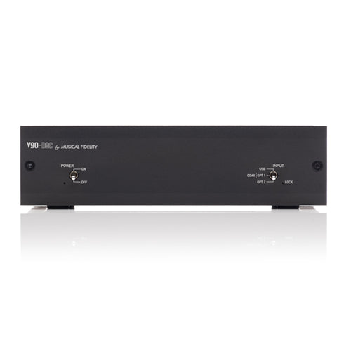 MUSICAL FIDELITY V90-DAC - DAC - Musical Fidelity produces high-end audio equipment from Phono Stage, DAC, Streamer, Headphone Amplifier, Integrated Amplifier, CD Player, Preamp, Musical Fidelity V90, Musical Fidelity MX, M6 Series, M8 Series, M3 Series to Power amplifier range offers high power for a fully committed performance available at Vinyl Sound.