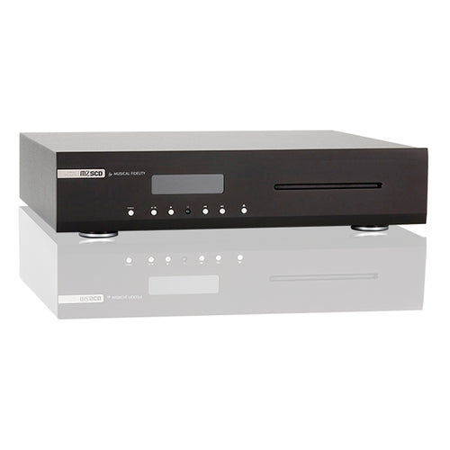 MUSICAL FIDELITY M2SCD - CD PLAYER - Musical Fidelity produces high-end audio equipment from Phono Stage, DAC, Streamer, Headphone Amplifier, Integrated Amplifier, CD Player, Preamp, Musical Fidelity V90, Musical Fidelity MX, M6 Series, M8 Series, M3 Series to Power amplifier range offers high power for a fully committed performance available at Vinyl Sound.
