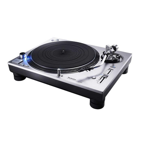 ACOUSTIC SOLID - SOLID WOOD ROUND BLACK TURNTABLE