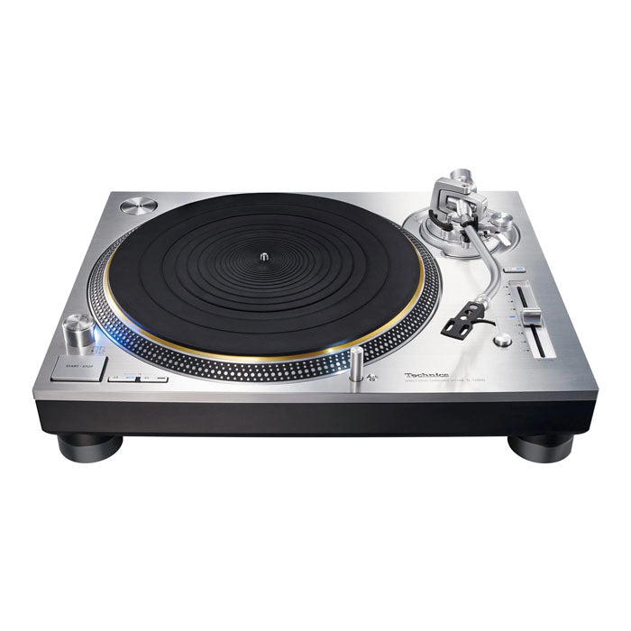 Technics SL-1200G Grand Class Reference Direct Drive Turntable is available at vinylsound.ca at the best price. Conventional analogue turntables have problems with degradation in sound quality caused by factors such as minute speed vibration during rotation and rotation irregularity called "cogging." In the SL-1200G, the use of a newly developed coreless direct-drive motor with no iron core eliminates cogging.