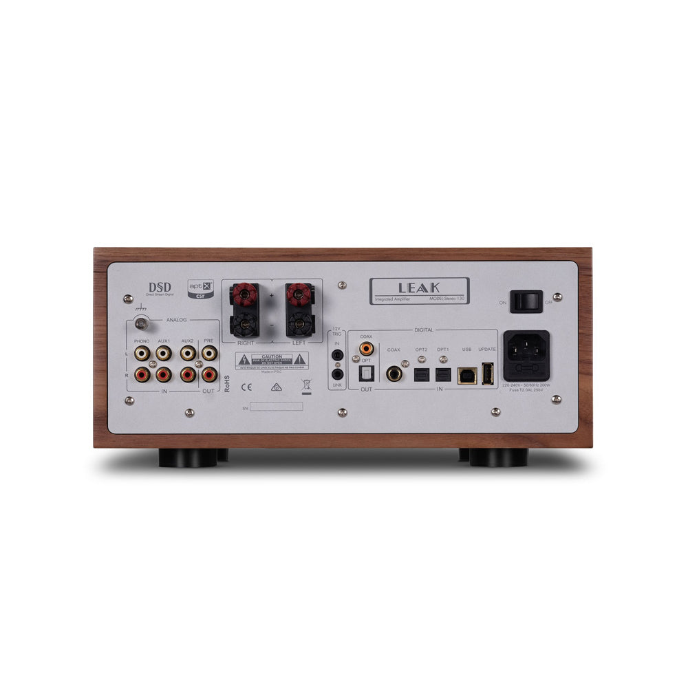 LEAK STEREO 130 INTEGRATED AMPLIFIER - Level up your music experience with LEAK Audio. Get all the best Deal for an high performance and high-fidelity integrated amplifier, for CD Transport.