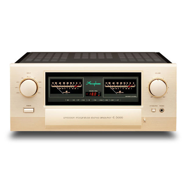 ACCUPHASE E-5000 CLASS A/B INTEGRATED AMPLIFIER - Achieve high performance in sound reproduction with Accuphase, Accuphase Class-A Stereo Power Amplifier, Accuphase Amplifiers, Accuphase Preamplifiers, Accuphase Integrated Amplifiers, Accuphase Power Amplifiers, Accuphase Mono Power Amplifier, Accuphase SA-CD Transport DP-950, Accuphase Precision Dac, Accuphase Compact Disc Player…