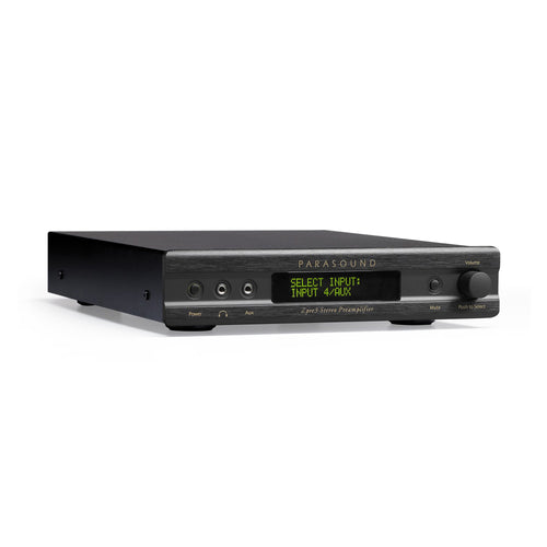 Parasound Zpre3 Two Channel Zone Preamplifier - With a great sound into stunning packages, find all Parasound model Halo P 6 - Model Halo JC 5 - A51 - A52+ - JC 2 BP - Zpre3, A 21+ Stereo Power Amplifier, Amplifier, Mono Power Amplifier, Phono Preamplifier, Integrated Amplifier & DAC, Speaker Amplifier and more available at Vinyl Sound. We have mastered the art of assembling audio systems capable of reproducing music so perfectly, providing you with emotional experiences and satisfaction