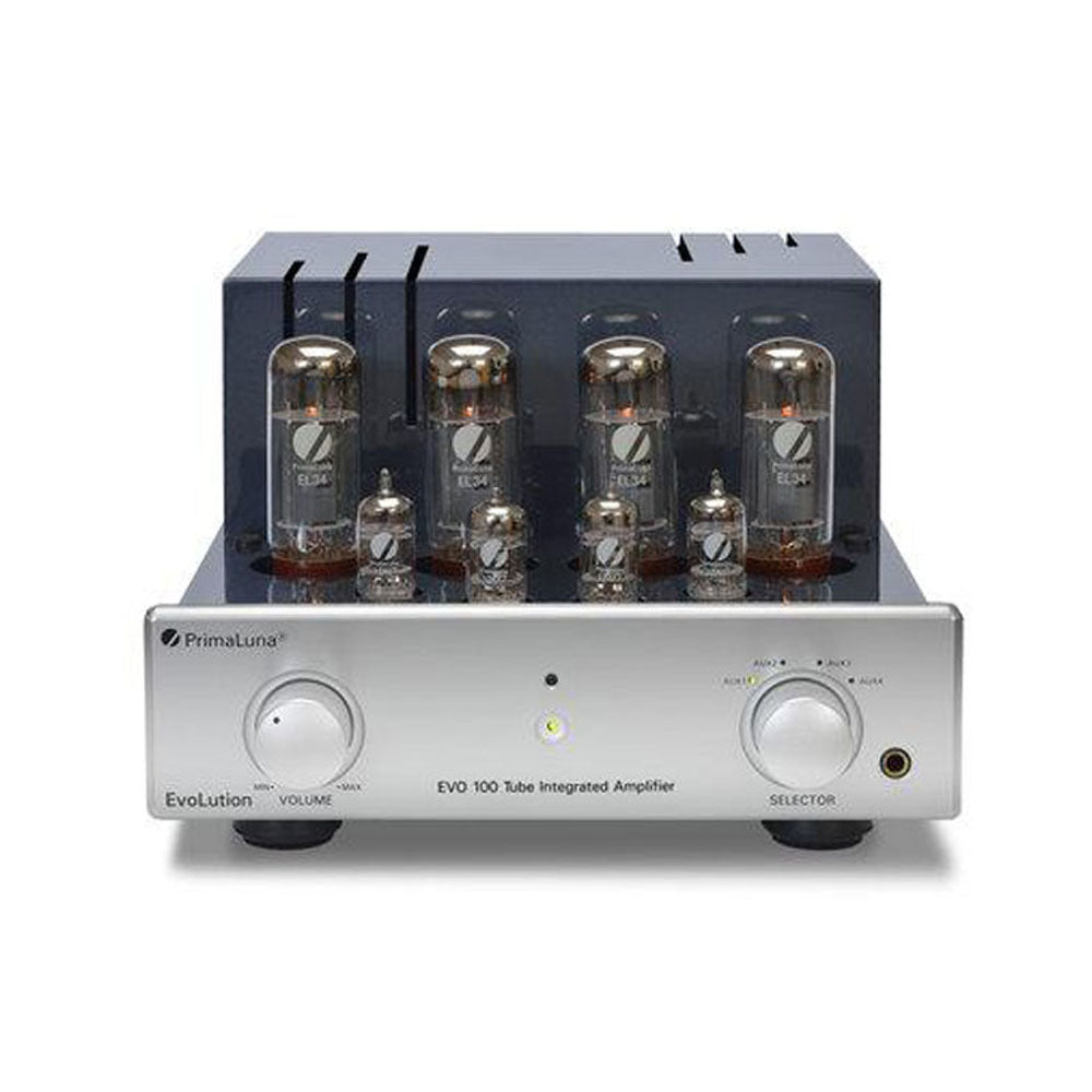 PRIMALUNA EVO 100 TUBE INTEGRATED AMPLIFIER - PrimaLuna has created one the best tube amplifiers with a unique design and technologies. Discover the high quality music at a very best price at Vinyl Sound. Check out the Integrated Amplifiers: PrimaLuna EVO 300, Primaluna evo 100, Primaluna evo 200, The Power Amplifiers: Primaluna evo 400, PrimaLuna Evo 30, Primaluna evo 100, The Preamplifiers: Primaluna evo 100, Primaluna evo 300, Tube-Hybrid Integrated, the PrimaLuna transformers...