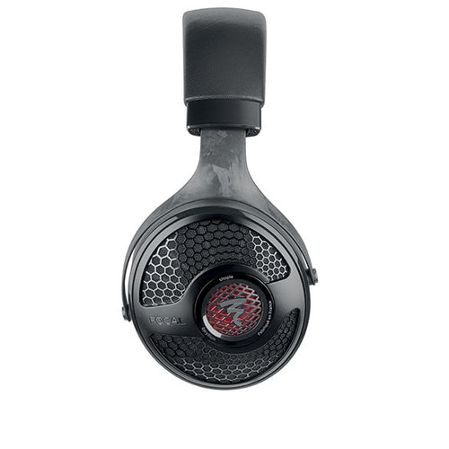 Focal Utopia 2022 Headphone | Vinyl Sound Utopia is made from premium, sophisticated materials. The yoke, made from forged, recycled carbon, is an elegant stroke, whilst making the headphones more lightweight and distributing their weight more evenly across the head.