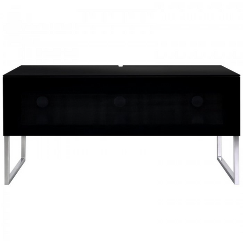 Norstone Esse 43 Inch AV Rack With 3 Black Glass Shelves