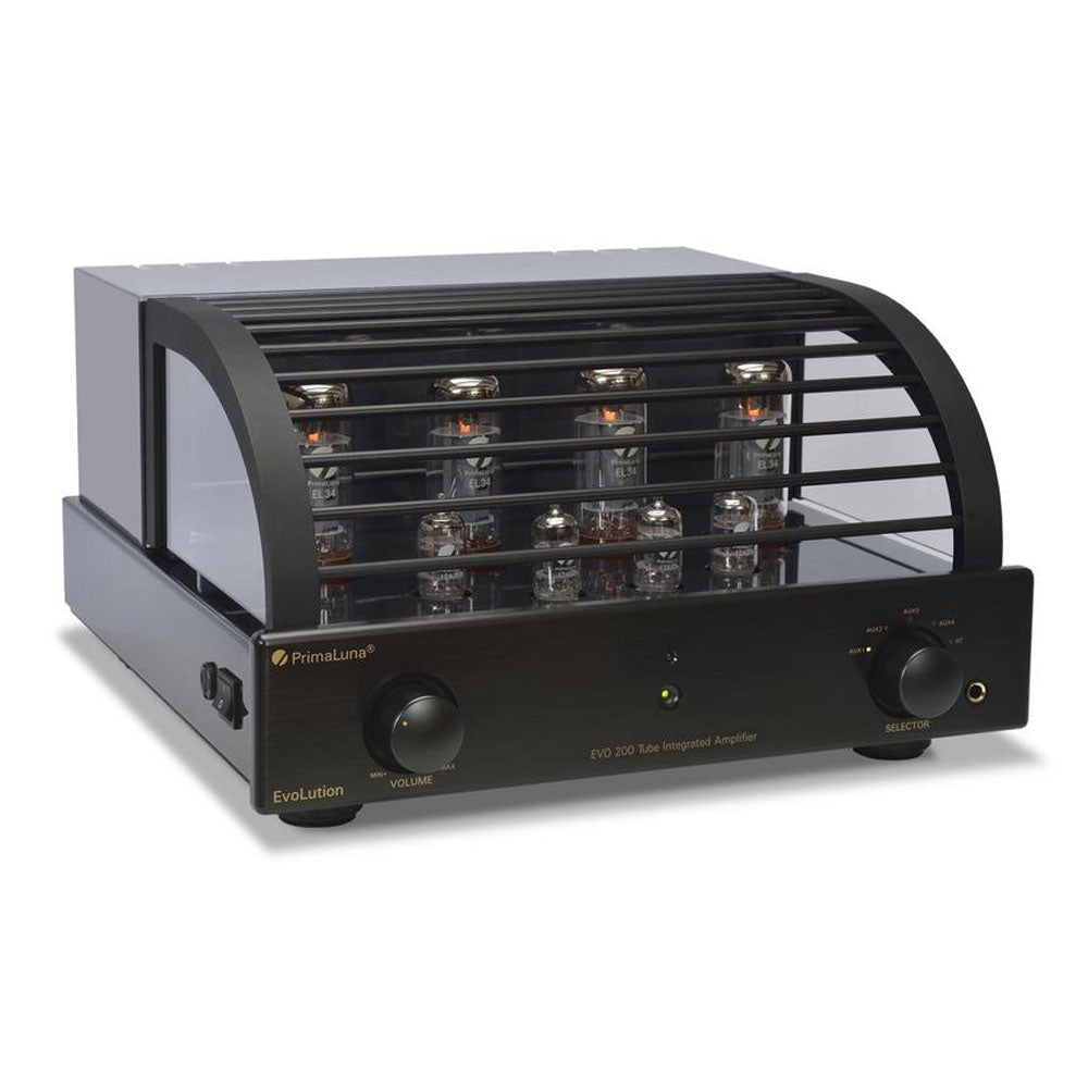 PRIMALUNA EVO 200 TUBE INTEGRATED AMPLIFIER - Discover the high quality music at a very best price at Vinyl Sound. Check out the Integrated Amplifiers: PrimaLuna EVO 300, Primaluna evo 100, Primaluna evo 200, The Power Amplifiers: Primaluna evo 400, PrimaLuna Evo 30, Primaluna evo 100, The Preamplifiers: Primaluna evo 100, Primaluna evo 300, Tube-Hybrid Integrated, the PrimaLuna transformers...