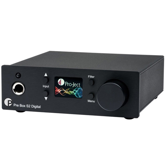 PRO-JECT- PRE BOX S2 DIGITAL - BLACK - Pro-ject Audio at Vinyl Sound. Available at the best price: Pro-ject Turntables X1 - X8 - X2 – Pro-ject 6 PerspeX SB - RPM 1 Carbon - RPM 10 Carbon – Xtension 12 Evolution... Pro-ject HiFi Electronics Phono Preamplifier · Vinyl Recording · Pro-ject Preamplifier – Pro-ject Phono Box...